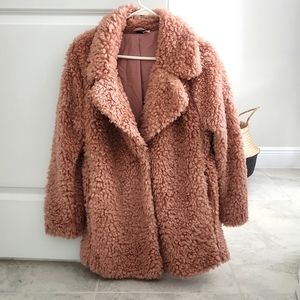 H&M Teddy coat